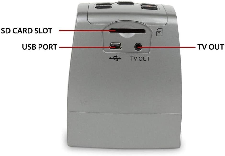Magnasonic All-in-One High Resolution 22MP Film Scanner, Converts 35mm/126KPK/110/Super 8 Films, Slides, Negatives into Digital Photos, Vibrant 2.4" LCD Screen, Impressive 128MB Built-in Memory: Office Products