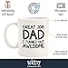 Great Job Dad Funny Coffee Mug - Gag Gifts for Dads, Men - Best Dad Gifts from Daughter, Son, Kids, Child - Cool Birthday Present Idea for Him - Fun Father Mug, Unique Novelty Cup
