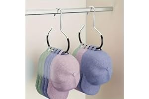 2pcs New Hat Hanger, Hat Storage Fantastic 1 One Hanger Can Hang 8 Top Hats, Dormitory Wardrobe Inner Hanging Baseball Cap Sl