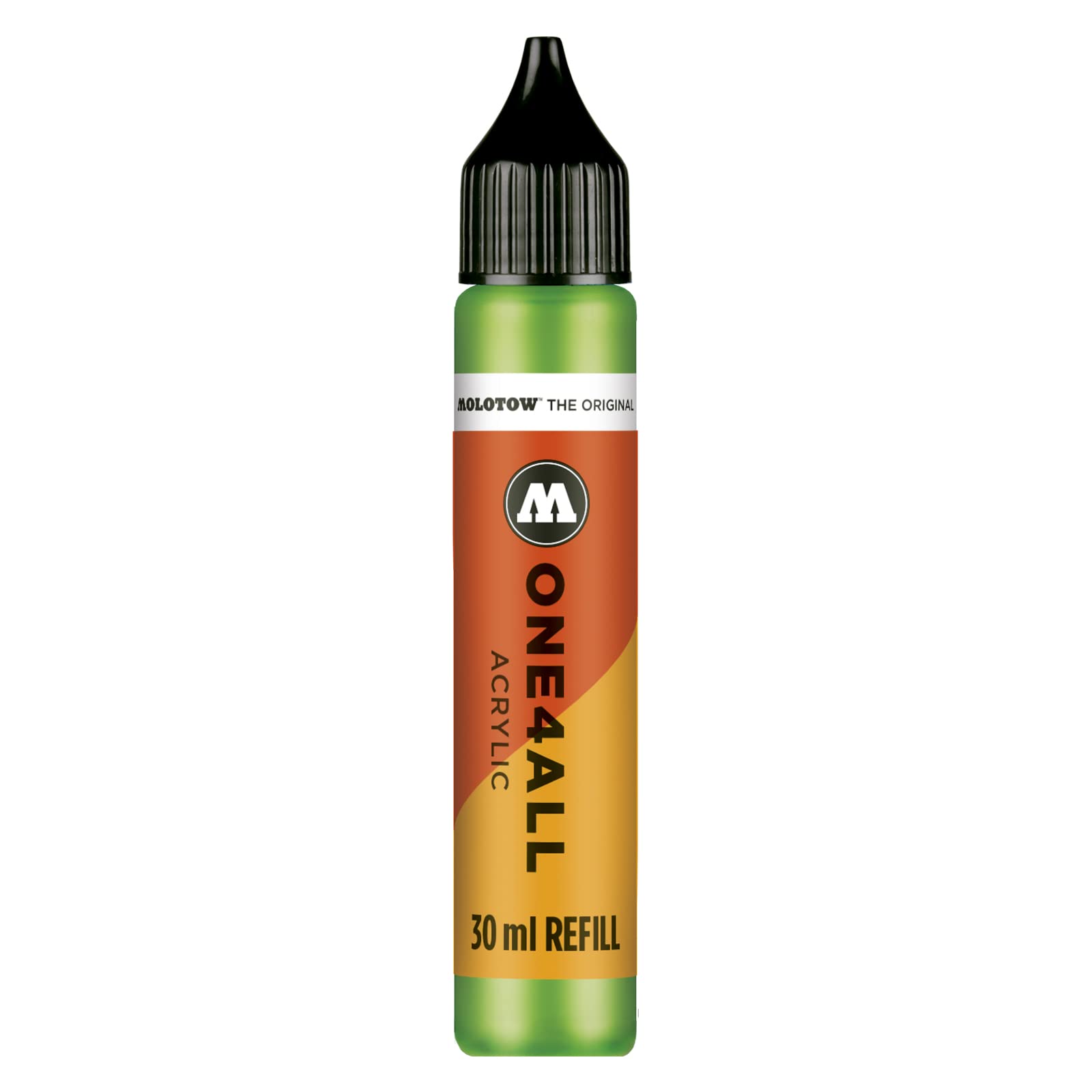 Molotow ONE4ALL Refill Acrylic, Colour 222 Kacao77 Universes Green, 30 ml, Refill Ink for Permanent Marker