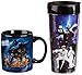Vandor 53334 Star Wars 16 oz Plastic Travel Mug and 12 oz Ceramic Mug Set, Multicolor