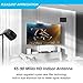 HDTV Antenna, Indoor Digital TV Antenna 65-90Miles Range with Newset Amplifier Signal Booster - 4K Local Channels Broadcast for All Types of Smart Television - Updated 2018 Version