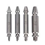 Magimous Damaged Screw Remover Set,Screw Remover and Extractor Set - Set of 4 Damaged Screw Remover