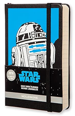 Moleskine Star Wars Tageskalender/Taschenkalender 2016, 12 Monate, Pocket, A6, Hard Cover