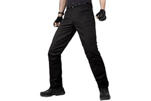 FREE SOLDIER Men's Cargo Pants Water Resistant Ripstop Tactical Pants for Men Work Pants Lightweight Outdoor Hiking Pants Men