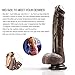 Beauty Molly Superior 8 Inch Realistic Dildo with Suction Cup Anal Sex Toys, 11.8 Ounce