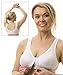 Carole Martin Full-Freedom Wireless Comfort Bras - 3 Pack White, Beige, Black-44