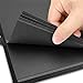 potricher 10x10 Inch DIY Scrapbook Photo Album Hardcover Black Blank Kraft Paper for Guest book Wedding Anniversary Family Valentines Day (Black, 10 Inch)