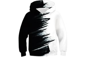 uideazone Boys Hoodies for Kids 3D Graphic Printed Hooded Sweatshirt Pullover Hoody with Pockets 6-16 Years