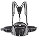 CRAZY ANTS Multifunctional Waterproof Waist Pack with Water Bottle Holder Sports Waist Bag Backpack for Running Hiking Cycling Climbing Camping Travel,Black