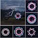 OUTAD LED Bike Wheel Lights, Waterproof Ultra Bright  Bicycle Rim Lights, Wheel Spoke Decorations  - 32 Different Patterns Change - Colorful Bike Tire Accessories - 1 Piece