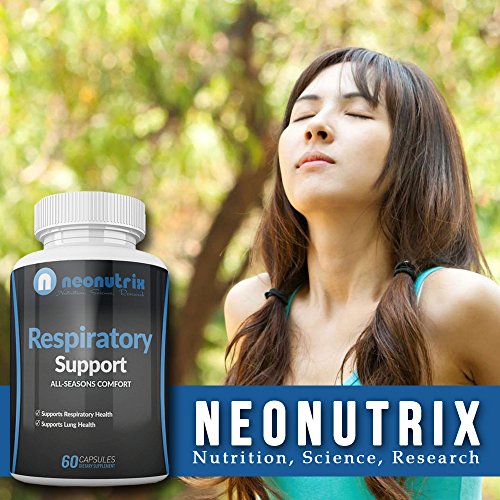 Lung Detox Cleanse Supplement for Bronchial Wellness & Natural Respiratory Support for Cigarette Smokers - Vegetarian Friendly Nasal Decongestant- 60 Capsules - Made USA by Neonutrix- Non-GMO - Thumbnail 2