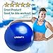 Exercise Ball (Multiple Sizes) for Fitness, Stability, Balance & Yoga - Workout Guide & Quick Pump Included - Anti Burst Professional Quality Design
