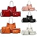 Clearance Sale! 4Pcs Women Pattern Leather Handbag+Crossbody Bag+Messenger Bag+Card Package ❤️ ZYEE