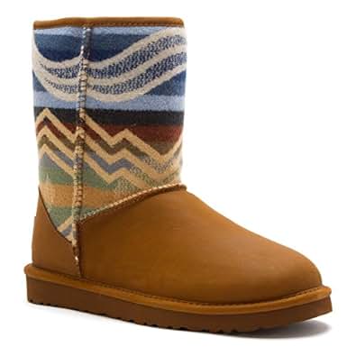 Amazon.com | Ugg Australia Women's Classic Short Pendleton