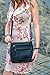 ASHLIE ROSE Women's Expandable Multi-Pocket, Adjustable Strap Crossbody Bag for Work, Leisure, Travel - Black