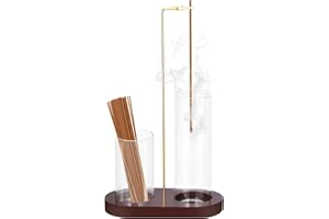 HADWOER 2 in 1 Incense Holder, Incense Burner, Insence-Stick Holder Mess-Free Incense Burner Holder, Ideal for Meditation, Yoga, Relaxation, and Home Decor - Anti-Ash Flying