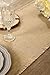 Ling's Moment Fringe Jute Burlap Table Runner 14 x 108 Inches for Rustic Country Wedding Party Farmhouse Table Decorations
