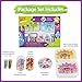 vvljproducts DIY Slime Kit for Kids – Making Supplies with Clear Slime, Colorful Beads & Foam Balls, Cute Decorations, Holographic Glitter & Storage Containers – Great Gift for Boys & Girls