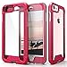 Zizo ION Series compatible with iPhone 8 Case Military Grade Drop Tested with Tempered Glass Screen Protector iPhone 7 case PINK CLEAR