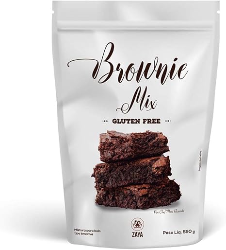 Mistura Para Brownie Sem Glúten Zaya 590g