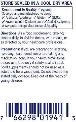Pure Encapsulations - Magnesium (Powder) 250mg - Bioavailable Magnesium Citrate Supplement - 107 Grams - Image 4