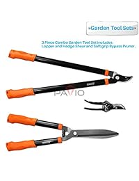 igarden Árbol y Arbusto lopper-shears-purner (3 piezas, jardín Juego de herramientas Kit de rama de árbol Trimmer Cutter