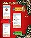 Starbucks Christmas Hot Cocoa Variety Pack Decorative Gift Basket - 7 Different Holiday Flavors - Peppermint, Double Chocolate, Classic and more - Christmas Gift for Family, Friends, Him, Her
