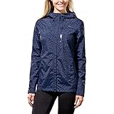 Paradox 2.5 Women's Waterproof, Lightweight Rain Jacket (Small, Navy Print)