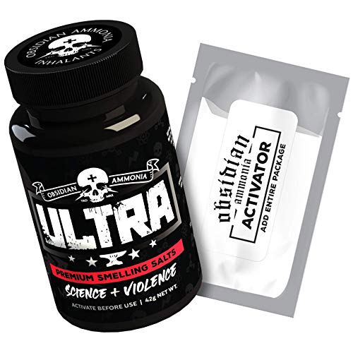 Obsidian Ultra | Premium Smelling Salts - Ultra-Potent Ammonia Inhalant | Science + Violence