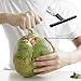 DrunkCoCo Coconut Opener Tool – Deluxe Opening Utensil For Young Coconuts – Easy & Comfortable Grip – Ultra Safe For Your Hands