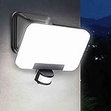 OREiN Motion Sensor Outdoor Lights LED Security Lights, 2800LM/24W Dimmable Dusk to Dawn Flood Lights Outdoor, 2700K-6500K Wa
