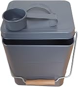 Easy Shopping 5L Metal Container Box With Lid and Spoon Food Storage Tin view 5