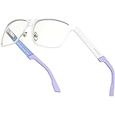 ANYLUV Blue Light Glasses for Men Stylish Anti Eyestrain Lightwight Metal Frame Blue Light Blocking Glasses