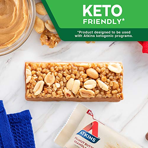 ATKINS PEANUT BUTTER GRANOLA PROTEIN MEAL BAR, 1.69 OZ, 5 CT