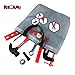 KIDAMI Kids Toy Tools Set 52pcs Toddler Workbench Pretend Play Construction Tool Kit with Storage Bag