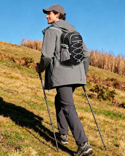 Waterfly Small Foldable Hiking Backpack: 15L Lightweight Rucksack Bag for Men Women Walking Packable Back Pack Water Resistant Daypack for Outdoor Camping Day Pack