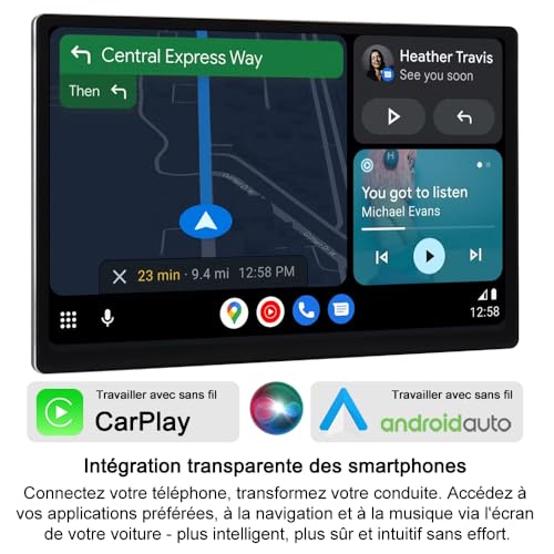 ACAVICA Car Radio for Renault Master, Opel Movano B and Nissan NV400, 13.1 Inch QLED Touch Screen, Android 15, CarPlay and Android Auto Wireless, 4G LTE, DSP Sound, Bluetooth 5.0, Navigation