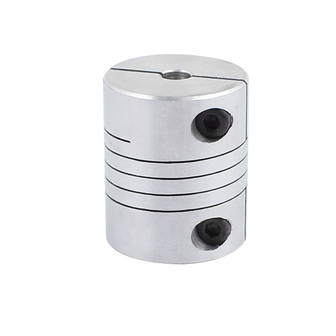 sourcing map 5mm to 12mm Shaft Coupling 30mm Length 25mm Diameter Stepper Motor Coupler Aluminum Alloy Joint Connector for 3D Printer CNC Machine DIY Encoder