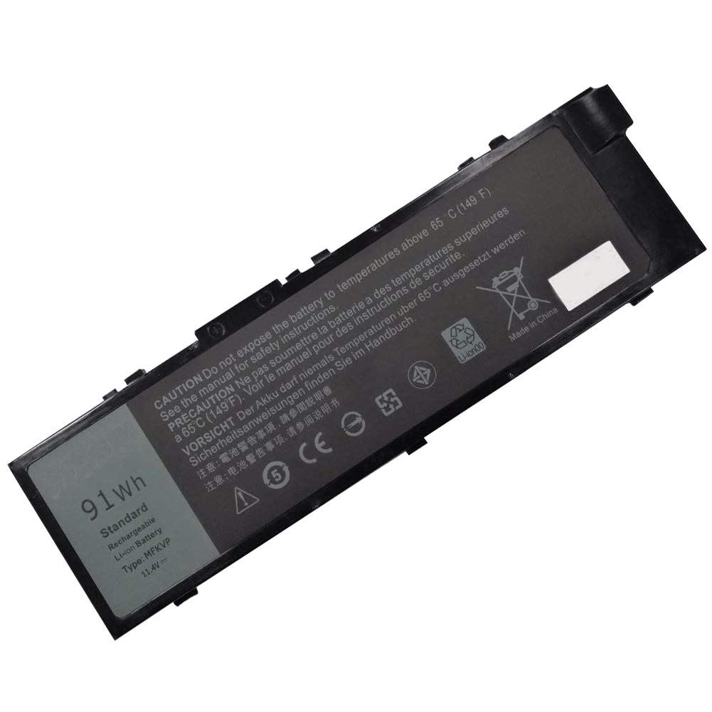 XITAIAN 11.4V 91Wh MFKVP GR5D3 0RDYCT Replacement Battery for Dell Precision 7510 7710