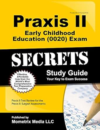 Amazon Com Praxis Ii Early Childhood Content Knowledge