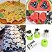 Vegetable Cutter Shapes Set, Mini Cookie Cutter Set Pie, Fruit and Cookie Stamps Mold Cookie Cutter Decorative Food for Kids Baking and Food Supplement Tools Accessories Crafts for Kitchen(12 Pcs)