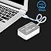 ERCRYSTO USB3.0 Card Reader and 3 Ports USB Hub, High Speed External Memory Card Reader (MS, Micro SD,SD/MMC,M2,TF Card)