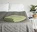 DII Luxury Solid Twin/Twin XL Fleece Blanket or Throw 60