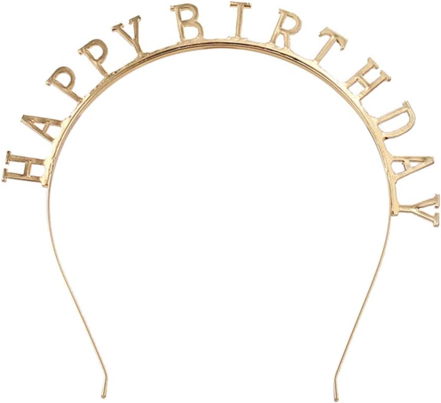 Happy Birthday Tiara Headband Headpiece 