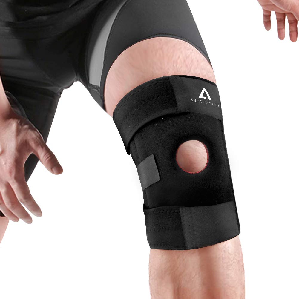 Anoopsyche Knee Pad Support for Men Women, Adjustable OpenPatella