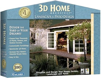 Amazon Com 3d Home Architect Landscape Patio Design