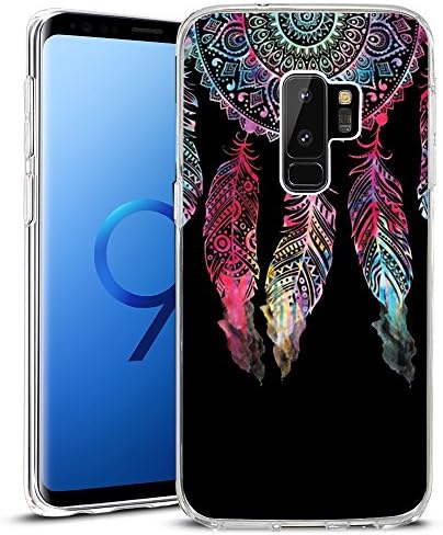 for Samsung Galaxy S9 Plus Case, Cover for Samsung Galaxy S9 Plus 2018 Release TPU Non-Slip High Definition Printing Psychedelic Dream Catcher