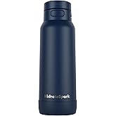 HidrateSpark PRO 2 32 oz Smart Ready Water Bottle with Silicone Boot - Chug Navy