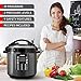 Pressure Cooker Instant Crock 10-in-1 Pot Pro Series 19 Program 6Q with German ThermaV Tech, Cook 2 Dishes at Once, BONUS TEMPERED GLASS LID, Saute, Steamer, Slow, Rice, Yogurt, Sterilizer